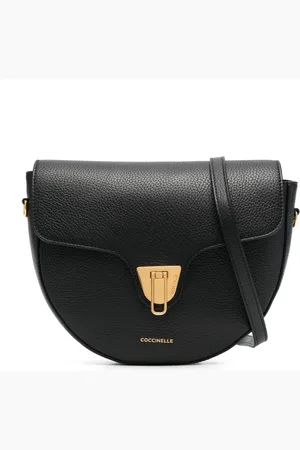 Coccinelle Grained leather satchel bag