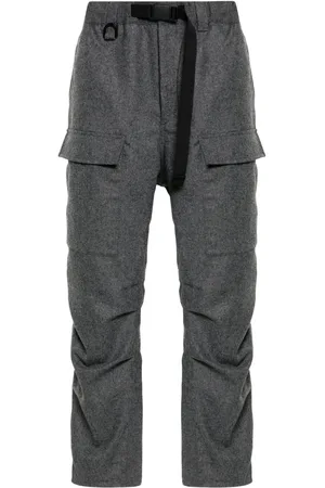 Y-3 Flannel cargo trousers
