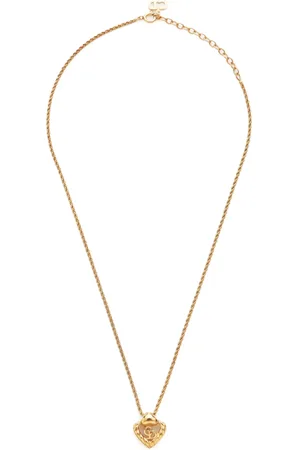 Dior 2000s heart-pendant necklace