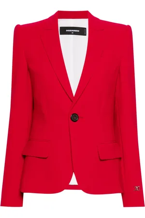 Dsquared2 Logo-plaque single-breasted blazer
