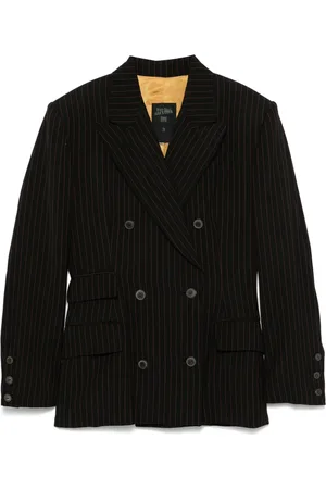 Jean Paul Gaultier 1990s pinstriped blazer