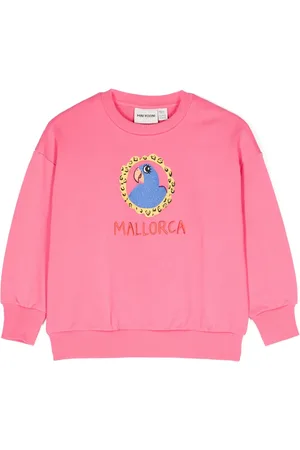 Mini Rodini Parrot-embroidered sweatshirt