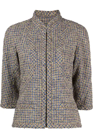 CHANEL Single-breasted tweed jacket
