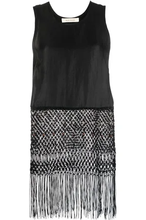 WALES BONNER Sleeveless macramé top