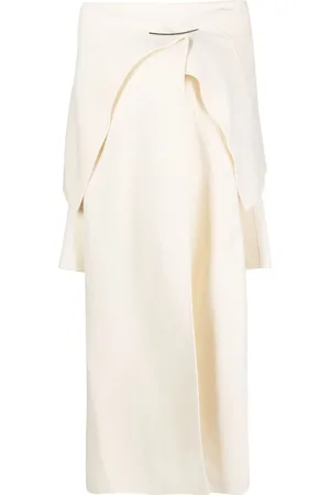 The Row Cashmere drape-detail coat