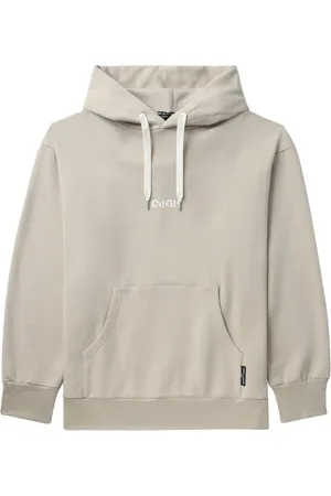 Comme des Garçons Logo-embroidered drawstring hoodie