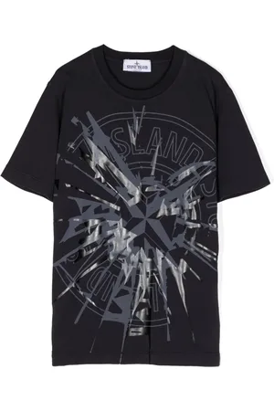 Stone Island Logo-print cotton T-shirt