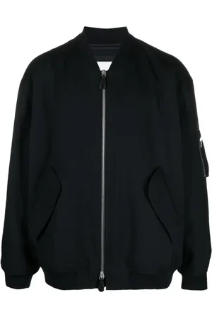 Jil Sander Gabardine-weave bomber jacket
