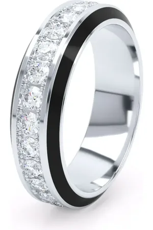 LOEV 18K recycled white gold Eternity diamond ring
