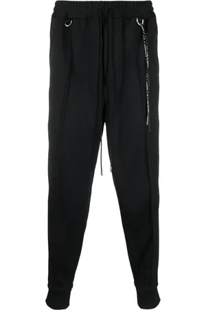 MASTERMIND JAPAN Skull-tape tapered track pants