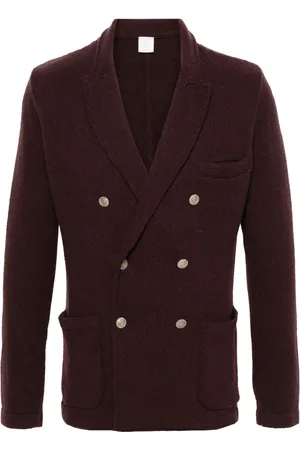 ELEVENTY Double-breasted wool blazer
