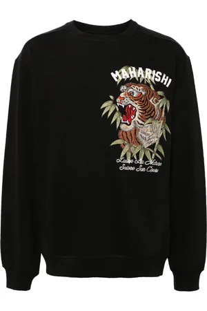 Maharishi Logo-print cotton sweatshirt