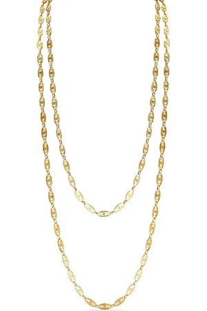 Pragnell Belle Epoque oval link chain necklace
