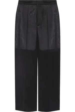 Victoria Beckham Panelled straight-leg trousers