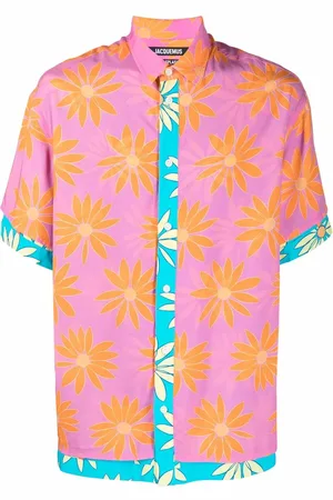 Jacquemus Layered floral-print shirt