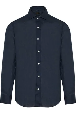 BARBA Button-up cotton shirt