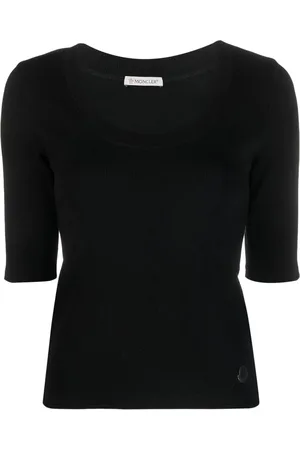 Moncler Logo-patch ribbed top