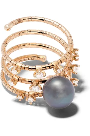 Mattia Cielo 18kt rose gold diamond Rugiada ring