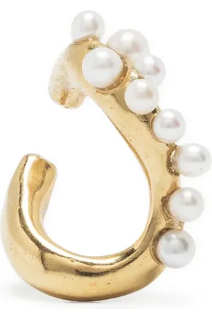 Beatriz Palacios Wave Cluster Link Small ear cuff