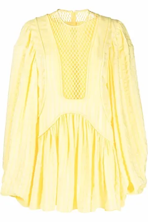 Stella McCartney Mesh-panel shift dress