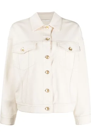 Brunello Cucinelli Button-fastening denim jacket