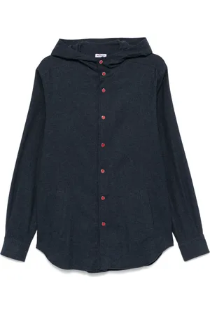 Kiton Hooded shirt