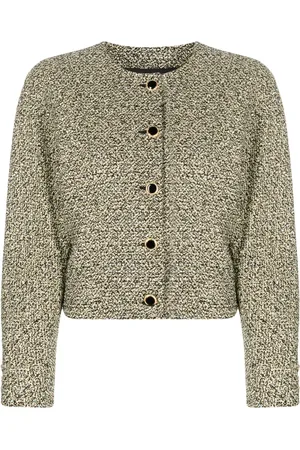 Alessandra Rich Sequin-embellished tweed jacket