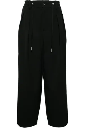 SONGZIO Cross fold curve trousers
