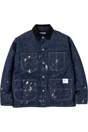 NEIGHBORHOOD Corduroy-collar washed jacket