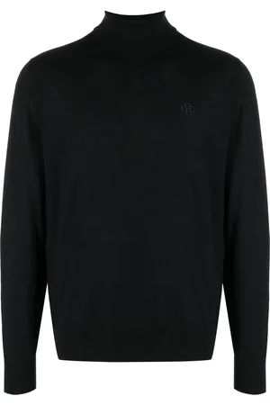 Dsquared2 Embroidered monogram roll neck jumper