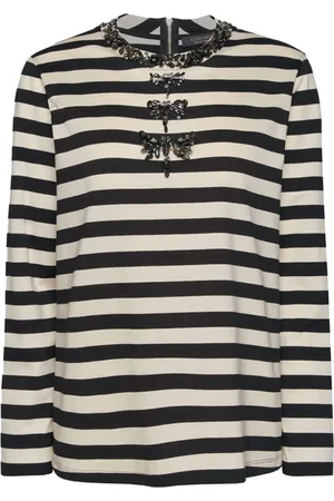 Elena Miro Striped T-shirt
