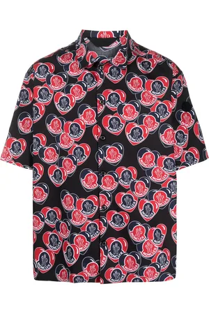Moncler Heart logo-print cotton shirt