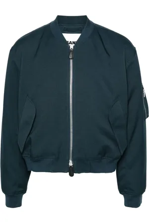 Jil Sander Gabardine-weave bomber jacket