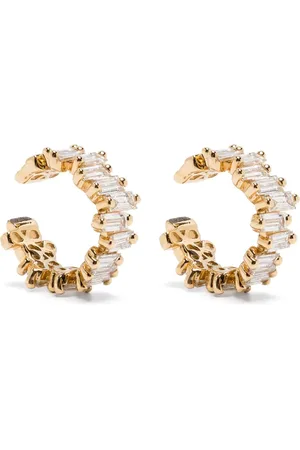 Suzanne Kalan 18kt yellow diamond ear cuff