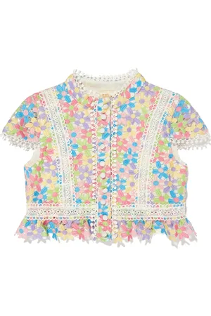 Marlo Giselle floral-lace top