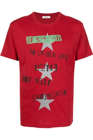 VALENTINO GARAVANI Slogan-print cotton T-shirt