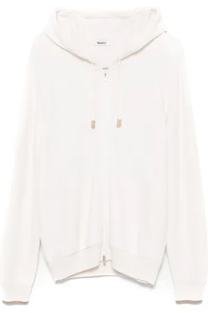 ERALDO Ribbed-knit hoodie