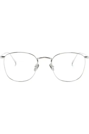 Linda Farrow Round-frame metal glasses