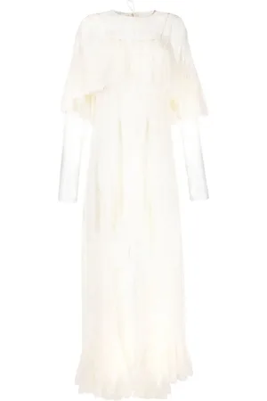 Serafini Layered lace gown
