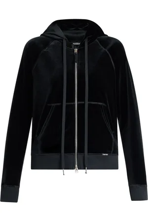 Tom Ford Long-sleeve velour hoodie