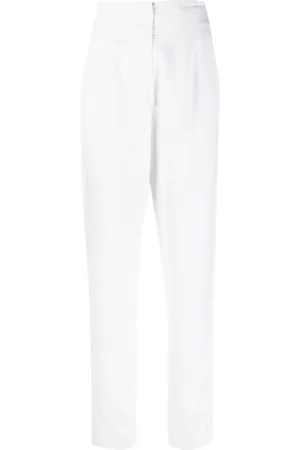 VERSACE 2000s high-waisted straight-legged trousers