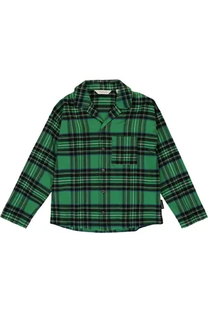 Palm Angels Checked pajama shirt