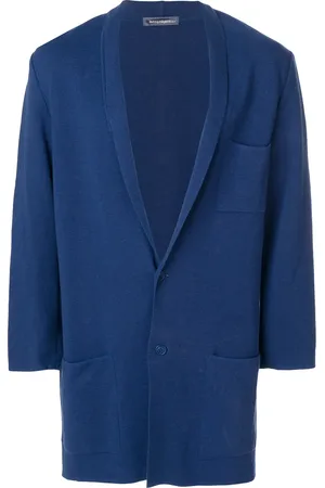 Issey Miyake 1980s shawl lapel cardigan