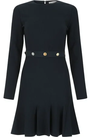 Alexander McQueen Ribbed-knit mini dress