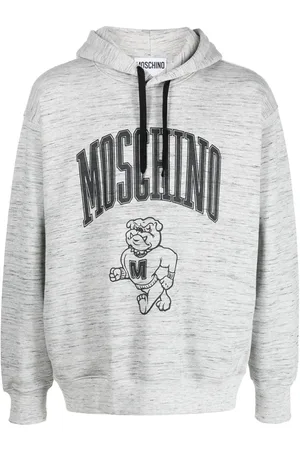 Moschino Logo drawstring hoodie