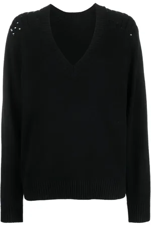 Dorothee Schumacher Sequin-embroidered V-neck jumper