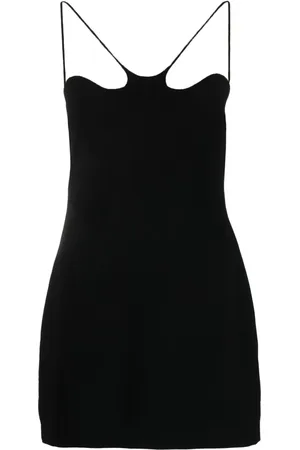 Monot Curvy-neckline minidress
