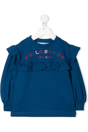 PHILOSOPHY DI LORENZO SERAFINI Logo ruffle sweatshirt