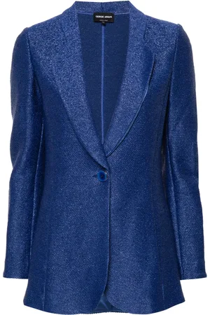 Giorgio Armani Patterned-jacquard blazer