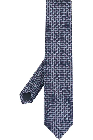 Salvatore Ferragamo Gancini-print tie